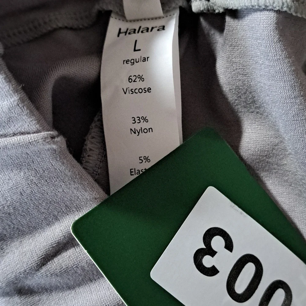 LARGE  HALARA DECORATIVE BUTTON FLAP WAISTBAND COOL TOUCH PANTS - Picture 6 of 6